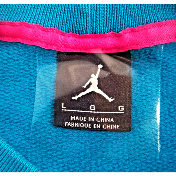 Jordan Mens L Essentials Statement Sweatshirt Flight Nike Air Pullover - Picture 3 of 8